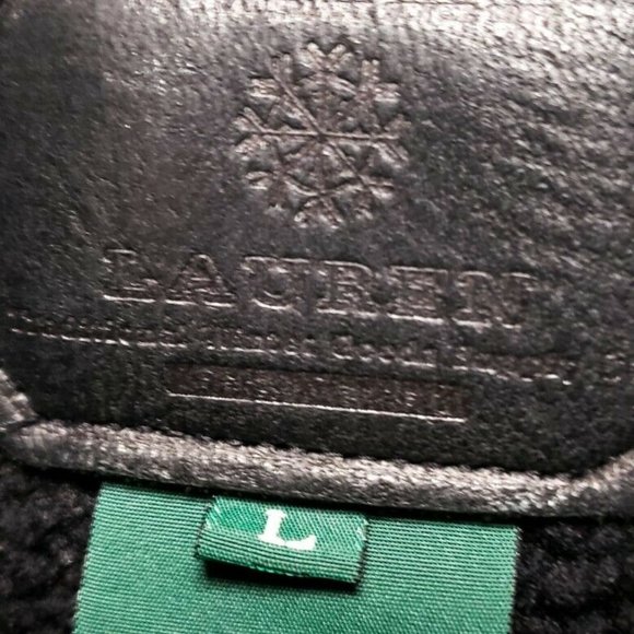 Lauren Ralph Lauren Black Suede Vest Size Large - Picture 4 of 6